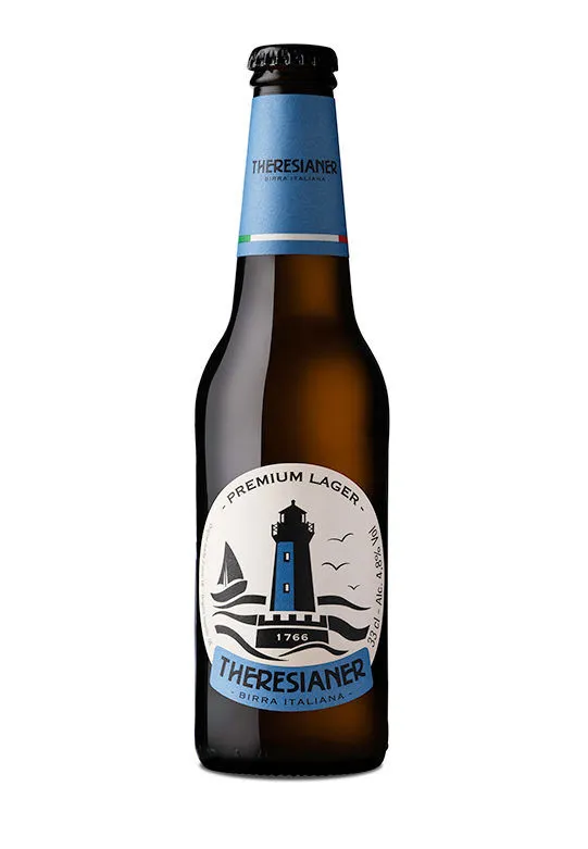 CARTONE x 24 BOTTIGLIE THERESIANER PREMIUM LAGER 33cl