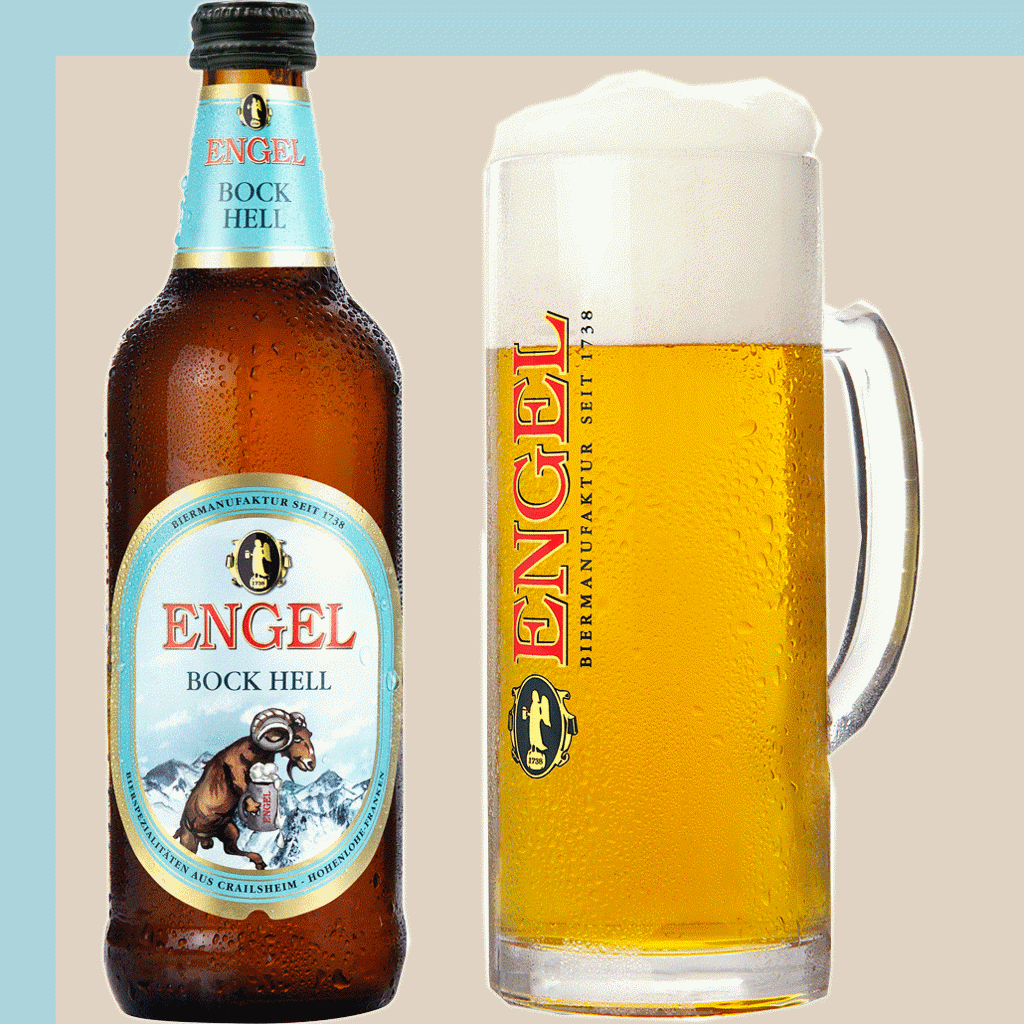CARTONE x 12 BOTTIGLIE ENGEL BOCK HELL 50cl