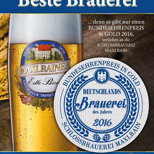 MAXLRAIN è la “Best Brewery 2016” della Germania