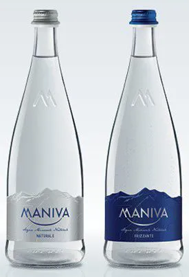 CASSA x 12 BOTTIGLIE MANIVA CHEF FRIZZANTE 0,75 LT VUOTO A RENDERE