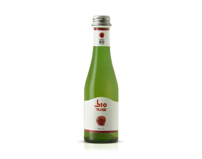 CARTONE x 24 SUCCHI BIO PLOSE MELA 20cl