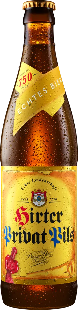 CARTONE x 20 BOTT. HIRTER PRIVAT PILS 50cl